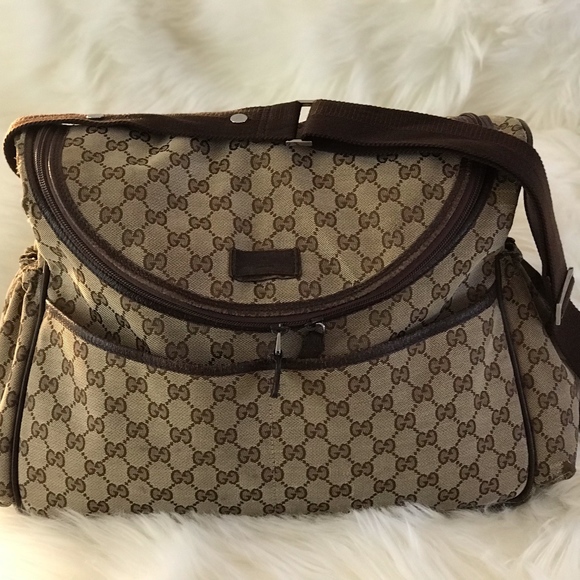 gg canvas diaper bag